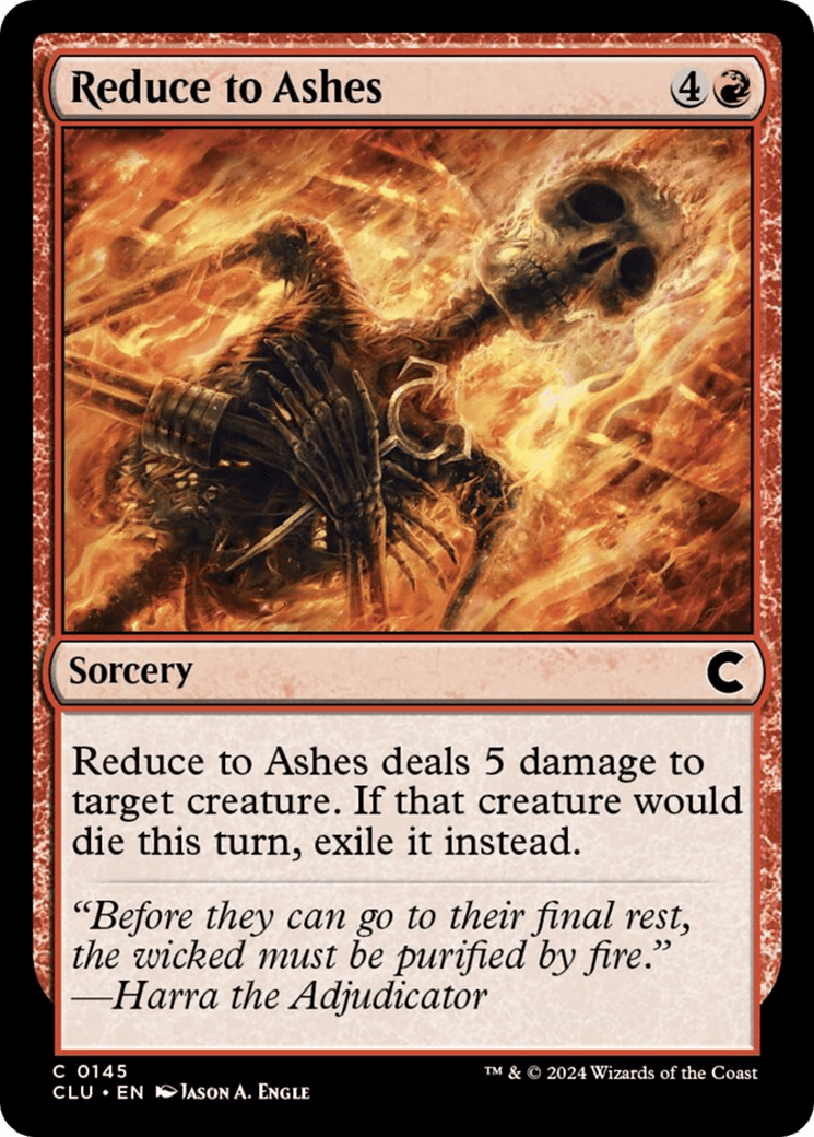 Reduce to Ashes [Ravnica: Clue Edition] MTG Single Magic: The Gathering  | Multizone: Comics And Games