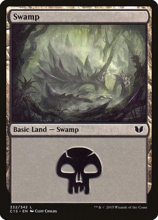 Swamp (332) [Commander 2015] MTG Single Magic: The Gathering  | Multizone: Comics And Games