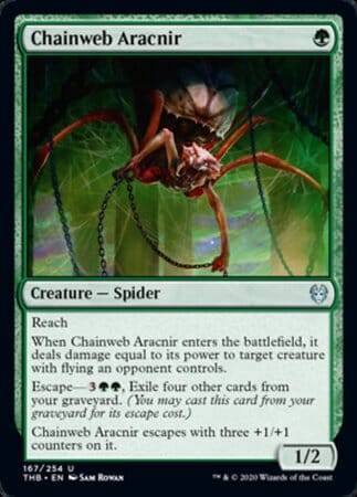 Chainweb Aracnir [Theros Beyond Death] MTG Single Magic: The Gathering  | Multizone: Comics And Games