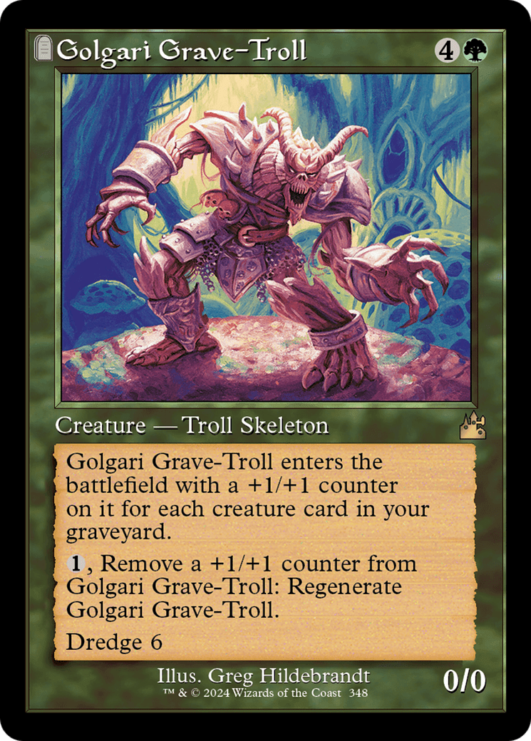 Golgari Grave-Troll (Retro Frame) [Ravnica Remastered] MTG Single Magic: The Gathering  | Multizone: Comics And Games