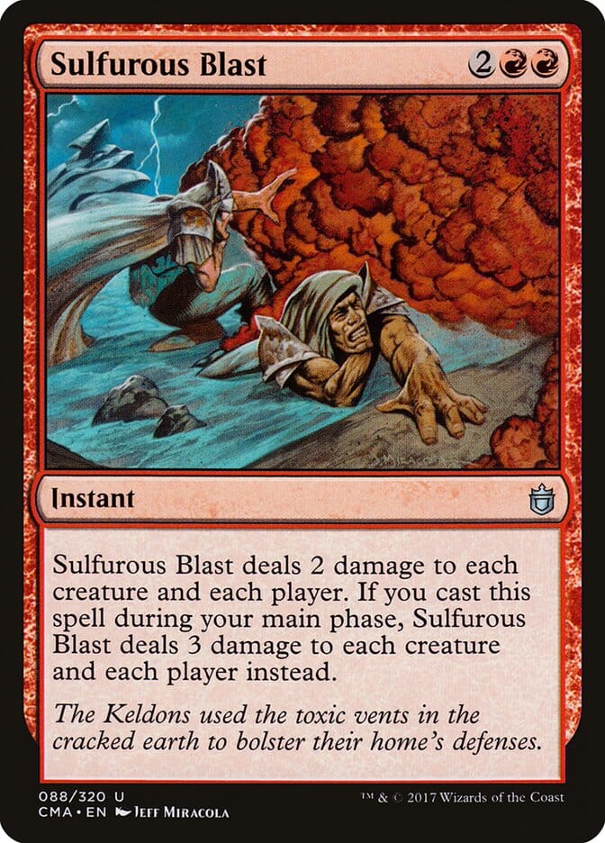 Sulfurous Blast [Commander Anthology] MTG Single Magic: The Gathering  | Multizone: Comics And Games