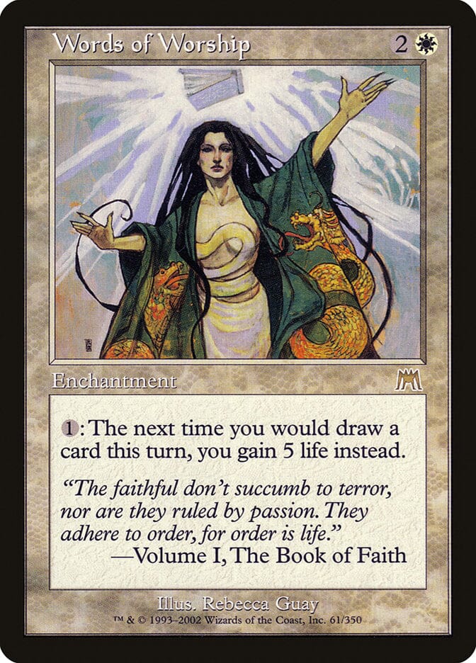 Words of Worship [Onslaught] MTG Single Magic: The Gathering  | Multizone: Comics And Games