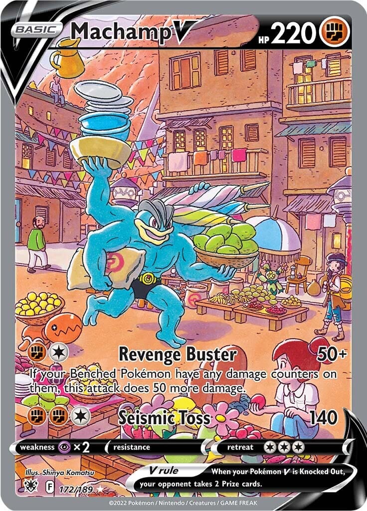 Machamp V (172/189) [Sword & Shield: Astral Radiance] Pokemon Single Pokémon  | Multizone: Comics And Games