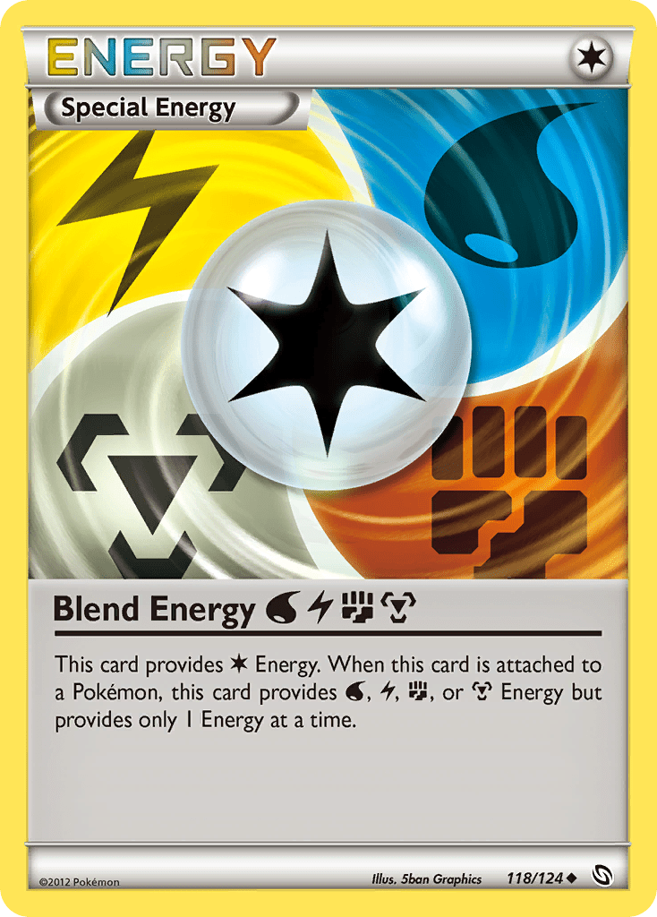 Blend Energy WaterLightningFightingMetal (118/124) [Black & White: Dragons Exalted] Pokemon Single Pokémon  | Multizone: Comics And Games