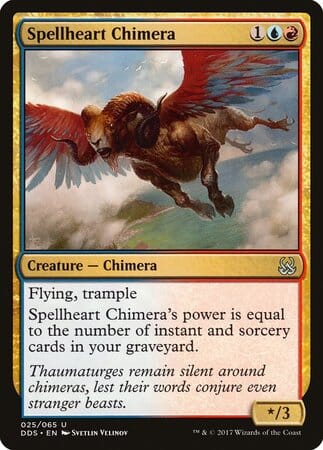 Spellheart Chimera [Duel Decks: Mind vs. Might] MTG Single Magic: The Gathering  | Multizone: Comics And Games