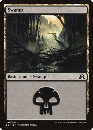 Swamp (291) [Shadows over Innistrad] MTG Single Magic: The Gathering  | Multizone: Comics And Games