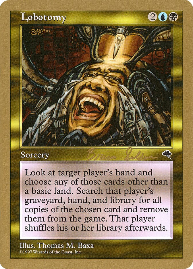 Lobotomy (Brian Selden) [World Championship Decks 1998] MTG Single Magic: The Gathering  | Multizone: Comics And Games