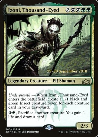 Izoni, Thousand-Eyed [Guilds of Ravnica Promos] MTG Single Magic: The Gathering  | Multizone: Comics And Games