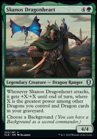 Skanos Dragonheart [Commander Legends: Battle for Baldur's Gate] MTG Single Magic: The Gathering  | Multizone: Comics And Games