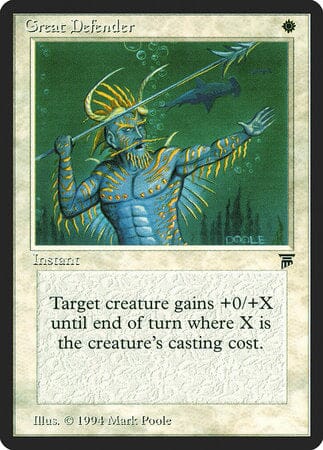 Great Defender [Legends] MTG Single Magic: The Gathering  | Multizone: Comics And Games