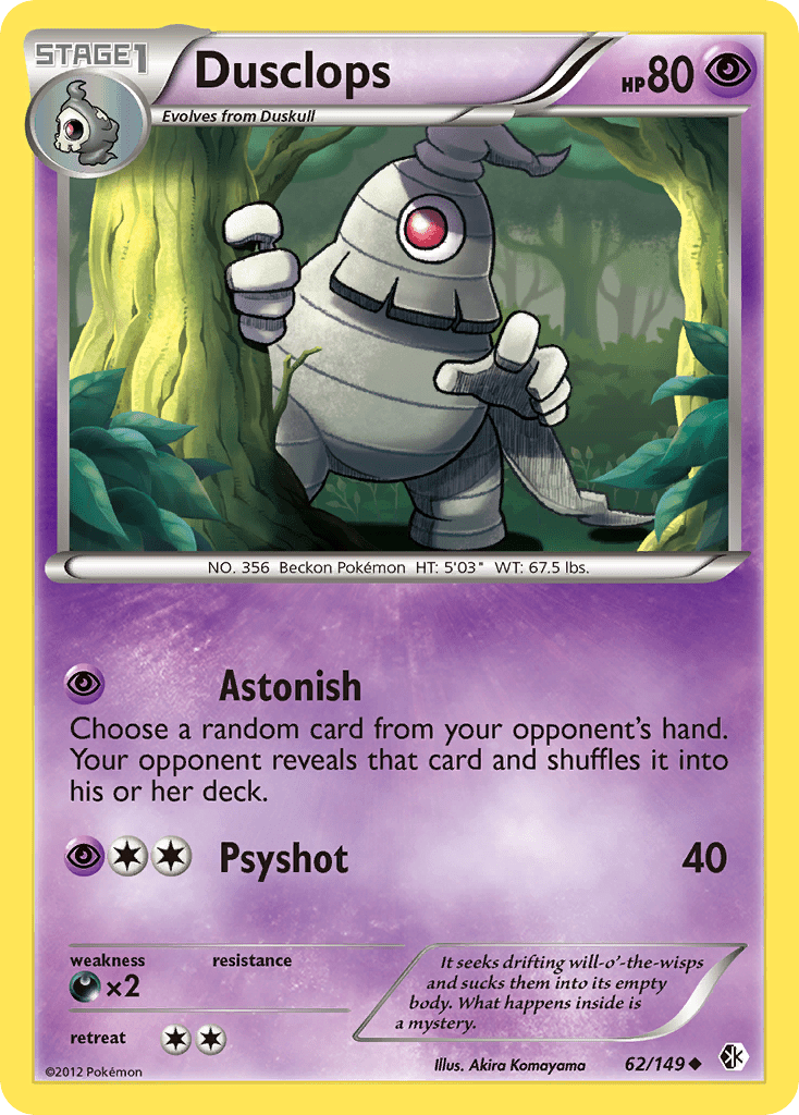 Dusclops (62/149) [Black & White: Boundaries Crossed] Pokemon Single Pokémon  | Multizone: Comics And Games