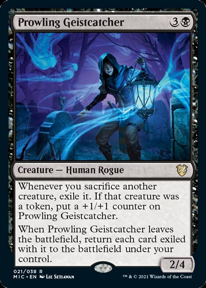 Prowling Geistcatcher [Innistrad: Midnight Hunt Commander] MTG Single Magic: The Gathering  | Multizone: Comics And Games