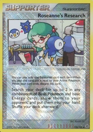 Roseanne's Research (125/132) (League Promos) [Diamond & Pearl: Secret Wonders] Pokemon Single Pokémon  | Multizone: Comics And Games