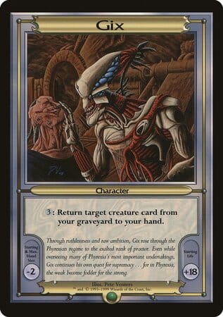 Gix (Oversize) [Vanguard Series] MTG Single Magic: The Gathering  | Multizone: Comics And Games