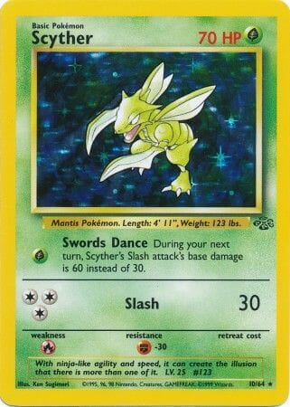 Scyther (10/64) [Jungle Unlimited] Pokemon Single Pokémon  | Multizone: Comics And Games