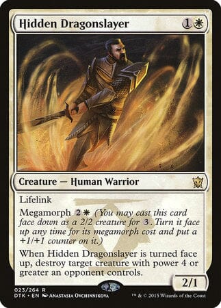 Hidden Dragonslayer [Dragons of Tarkir] MTG Single Magic: The Gathering  | Multizone: Comics And Games