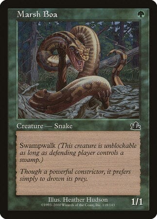 Marsh Boa [Prophecy] MTG Single Magic: The Gathering  | Multizone: Comics And Games