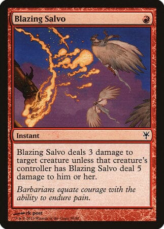 Blazing Salvo [Duel Decks: Sorin vs. Tibalt] MTG Single Magic: The Gathering  | Multizone: Comics And Games