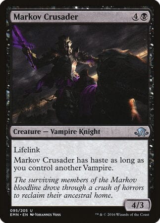 Markov Crusader [Eldritch Moon] MTG Single Magic: The Gathering  | Multizone: Comics And Games