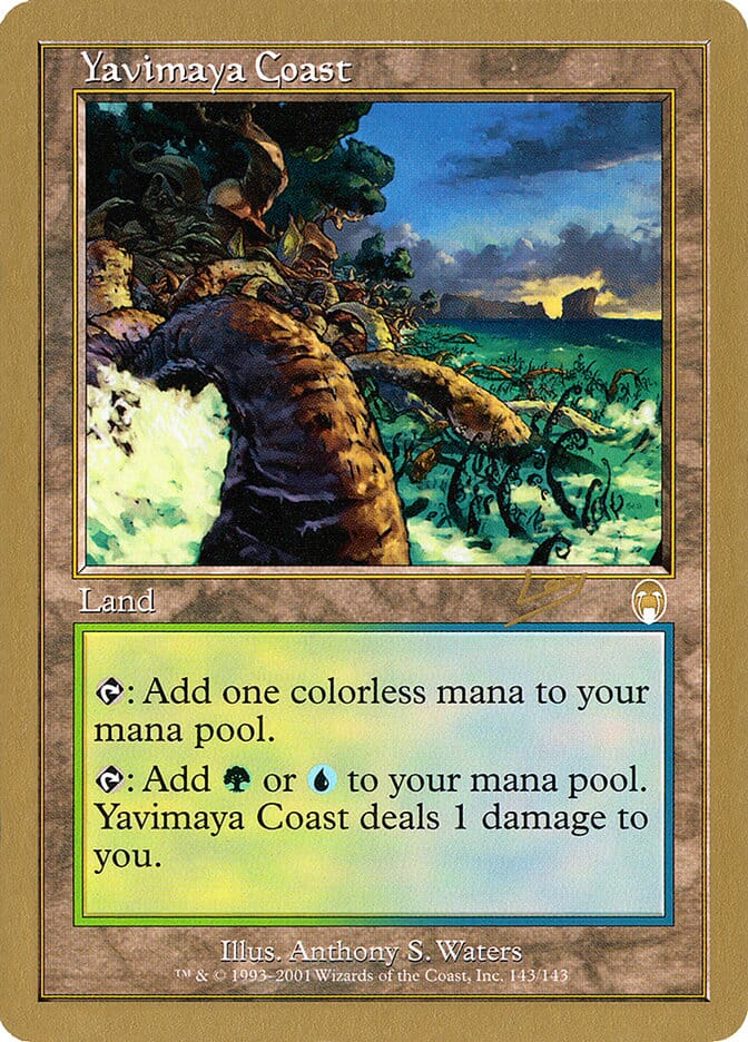 Yavimaya Coast (Raphael Levy) [World Championship Decks 2002] MTG Single Magic: The Gathering  | Multizone: Comics And Games