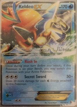 Keldeo EX (49/149) (American Gothic - Ian Whiton) [World Championships 2013] Pokemon Single Pokémon  | Multizone: Comics And Games