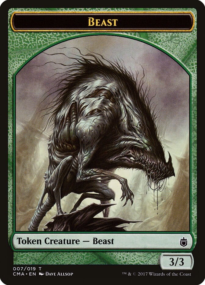 Beast (007/019) [Commander Anthology Tokens] MTG Single Magic: The Gathering  | Multizone: Comics And Games