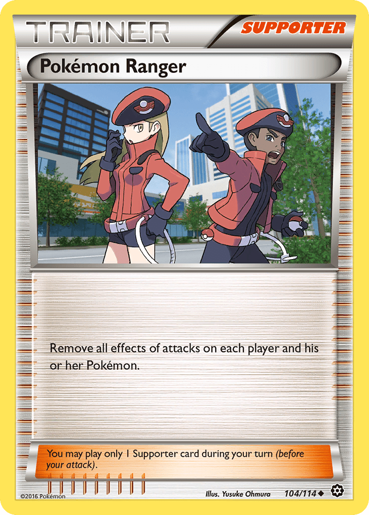 Pokemon Ranger (104/114) [XY: Steam Siege] Pokemon Single Pokémon  | Multizone: Comics And Games