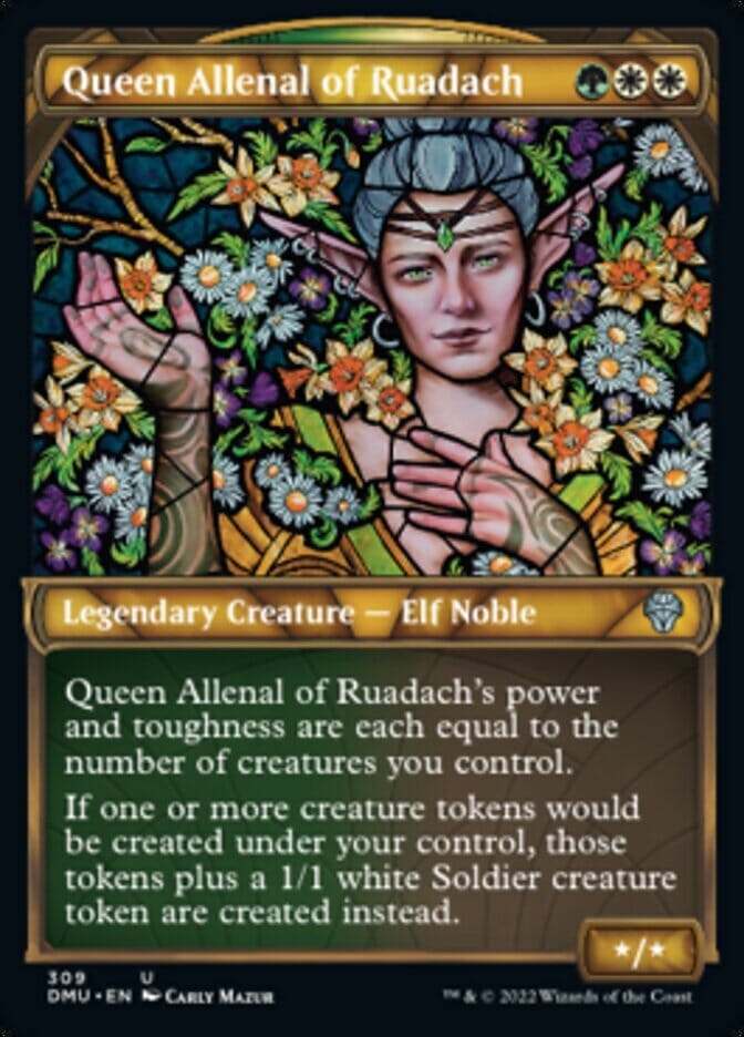 Queen Allenal of Ruadach (Showcase) [Dominaria United] MTG Single Magic: The Gathering  | Multizone: Comics And Games