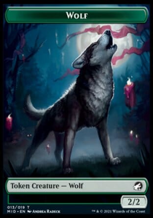 Wolf // Bird Double-sided Token [Innistrad: Midnight Hunt Tokens] MTG Single Magic: The Gathering  | Multizone: Comics And Games