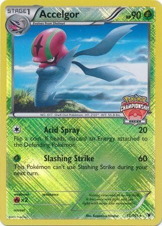 Accelgor (12/101) (Championship Promo) [Black & White: Noble Victories] Pokemon Single Pokémon  | Multizone: Comics And Games