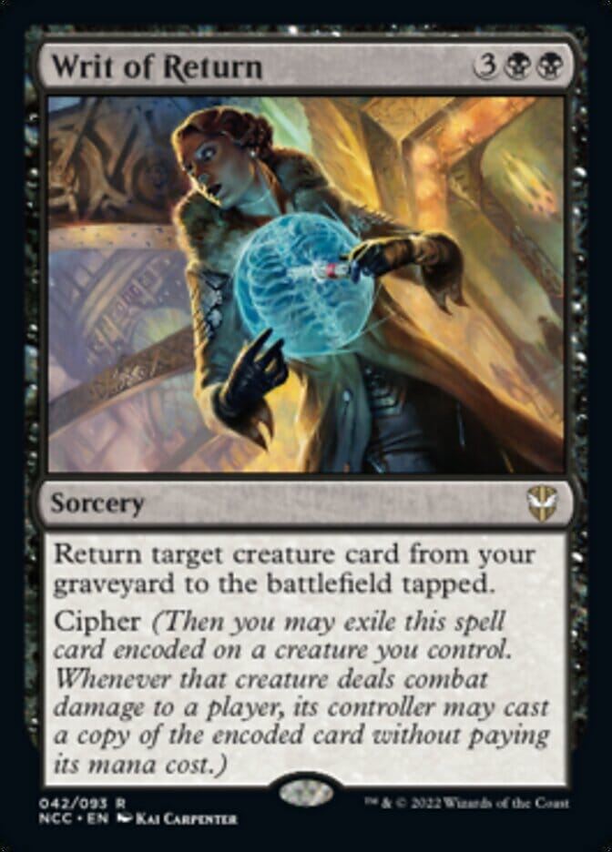 Writ of Return [Streets of New Capenna Commander] MTG Single Magic: The Gathering  | Multizone: Comics And Games