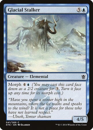 Glacial Stalker [Khans of Tarkir] MTG Single Magic: The Gathering  | Multizone: Comics And Games