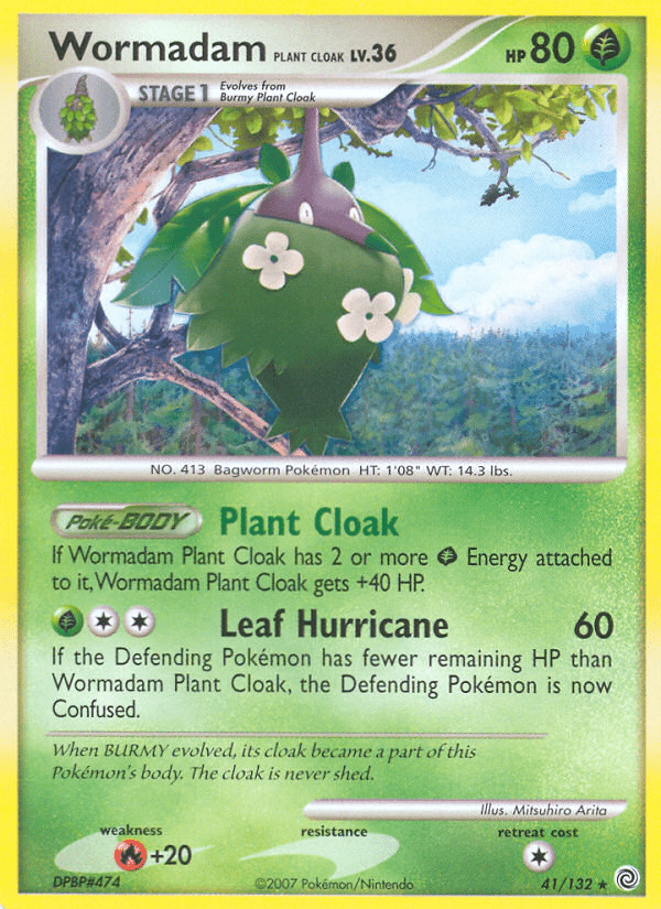 Wormadam Plant Cloak (41/132) [Diamond & Pearl: Secret Wonders] Pokemon Single Pokémon  | Multizone: Comics And Games