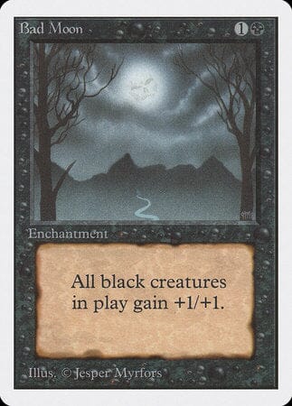 Bad Moon [Unlimited Edition] MTG Single Magic: The Gathering  | Multizone: Comics And Games