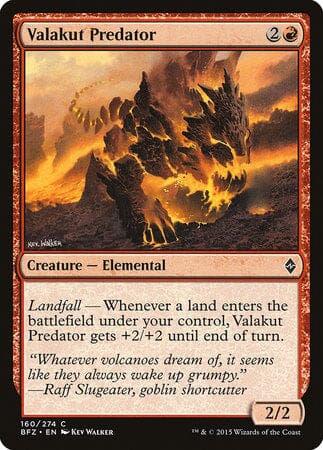 Valakut Predator [Battle for Zendikar] MTG Single Magic: The Gathering  | Multizone: Comics And Games