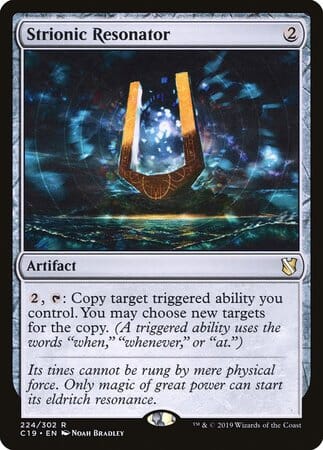 Strionic Resonator [Commander 2019] MTG Single Magic: The Gathering  | Multizone: Comics And Games