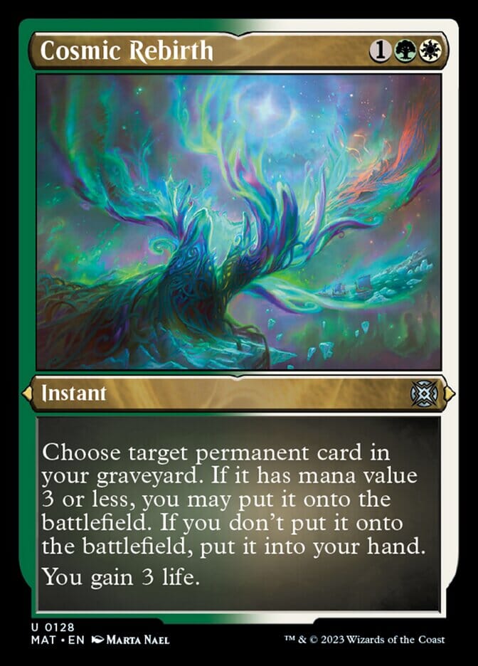 Cosmic Rebirth (Foil Etched) [March of the Machine: The Aftermath] MTG Single Magic: The Gathering  | Multizone: Comics And Games