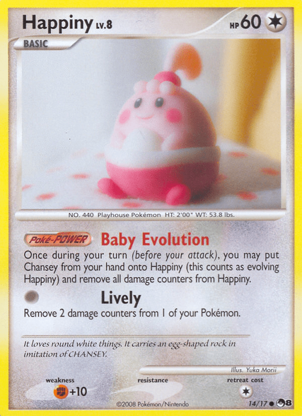 Happiny (14/17) [POP Series 8] Pokemon Single Pokémon  | Multizone: Comics And Games