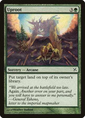 Uproot [Betrayers of Kamigawa] MTG Single Magic: The Gathering  | Multizone: Comics And Games