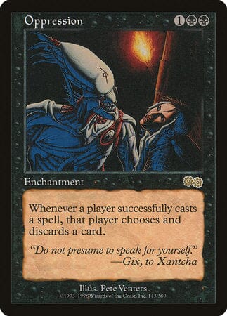 Oppression [Urza's Saga] MTG Single Magic: The Gathering  | Multizone: Comics And Games