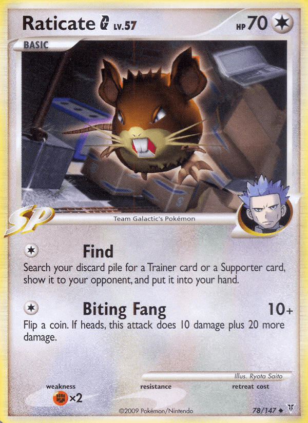 Raticate G (78/147) [Platinum: Supreme Victors] Pokemon Single Pokémon  | Multizone: Comics And Games
