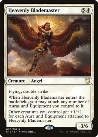 Heavenly Blademaster [Commander 2018] MTG Single Magic: The Gathering  | Multizone: Comics And Games