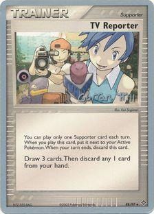 TV Reporter (88/97) (Bright Aura - Curran Hill's) [World Championships 2005] Pokemon Single Pokémon  | Multizone: Comics And Games