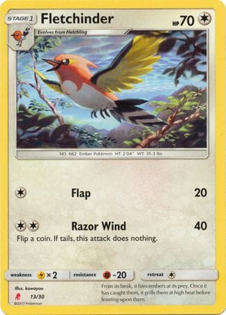 Fletchinder (13/30) [Sun & Moon: Trainer Kit - Lycanroc] Pokemon Single Pokémon  | Multizone: Comics And Games