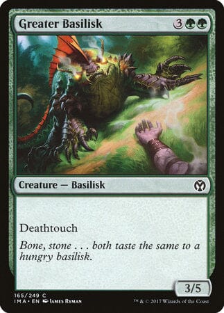 Greater Basilisk [Iconic Masters] MTG Single Magic: The Gathering  | Multizone: Comics And Games