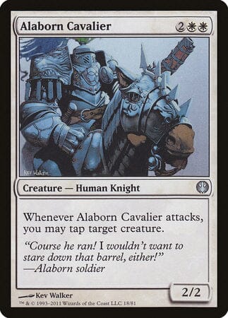 Alaborn Cavalier [Duel Decks: Knights vs. Dragons] MTG Single Magic: The Gathering  | Multizone: Comics And Games