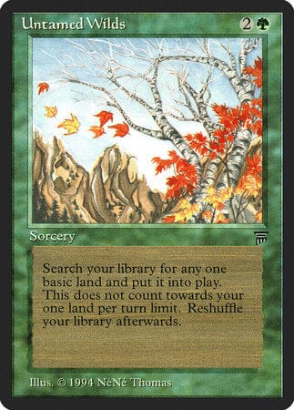 Untamed Wilds [Legends] MTG Single Magic: The Gathering  | Multizone: Comics And Games