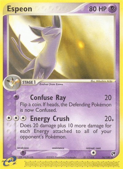 Espeon (16/100) [EX: Sandstorm] Pokemon Single Pokémon  | Multizone: Comics And Games
