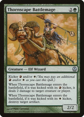 Thornscape Battlemage [Duel Decks: Phyrexia vs. the Coalition] MTG Single Magic: The Gathering  | Multizone: Comics And Games