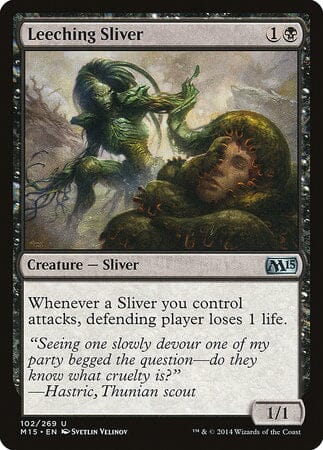 Leeching Sliver [Magic 2015] MTG Single Magic: The Gathering  | Multizone: Comics And Games